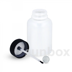 Botella 120ml Natural Con tapón Pincel