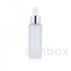 Botella cilíndrica Lucia 30ml TALL Frosted
