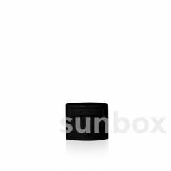 Flip Top Rosca 24/410 Negro Liso Con Precinto