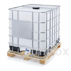 Depósito IBC 1000L, Palet Madera, Densidad 1900 - Homologado UN