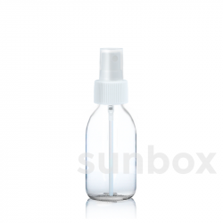 Botella Sirup Transparente 125ml