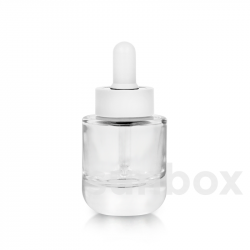 Botella Vidrio 30ml Transparente 