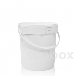 Cubo de 17L con Asa de Plastico.