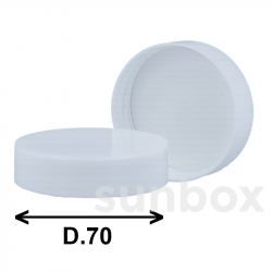 Tapa Chicago D70 Blanca Brillante