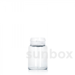 Pildorero de Vidrio 15ml Transparente