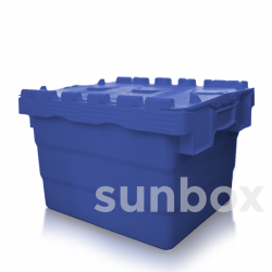 Caja S-Compact 22L Azul Apilable (40x30x26,5cm)