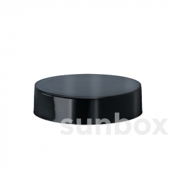 Tapa Negra para Tarro Vidrio 250ml