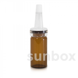 Vial de vidrio Ámbar 10ml