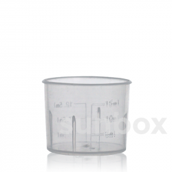 Vaso Medidor 15ml Transparente
